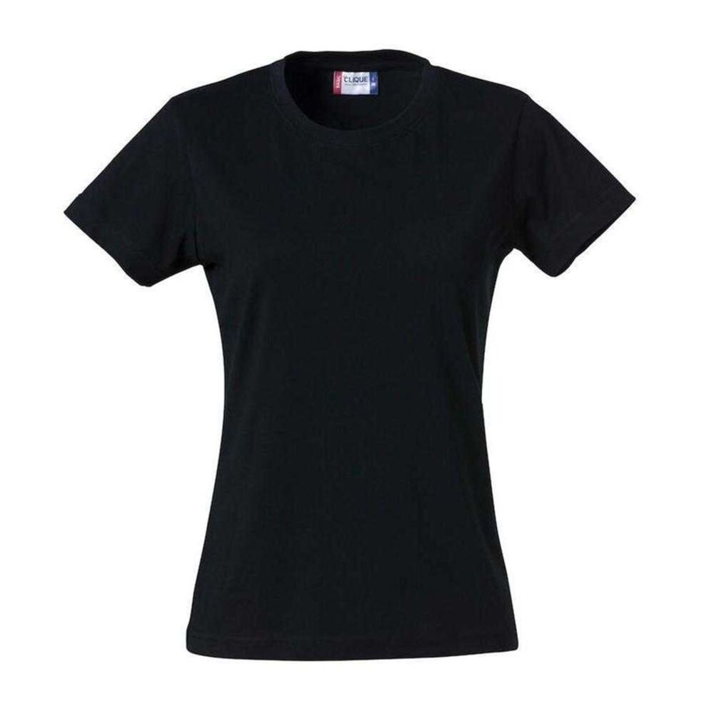 Clique Womens/Ladies Plain T-Shirt / Black